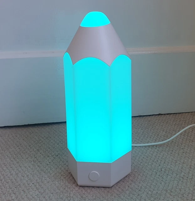 RETRO IKEA PELARBOJ MultiColour Changing Giant Pencil Desk Lamp Tested Working £35.00 PicClick UK