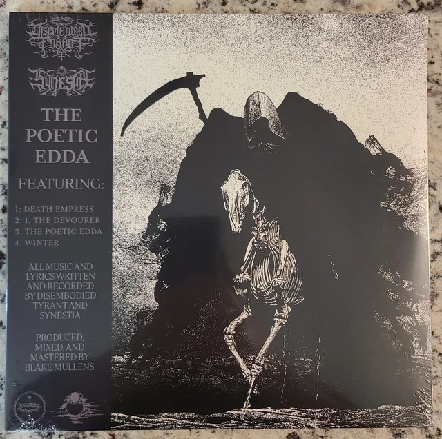 DISEMBODIED TYRANT & Synestia The Poetic Edda BLACK WHITE