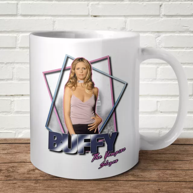 Buffy The Vampire Slayer Mug Tv Show Gift Birthday Present 90's TV Hunter Angle