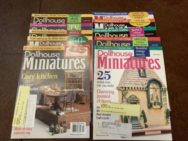 Dollhouse Miniatures Magazine 10 David Krupick, Maritza Moran 2002