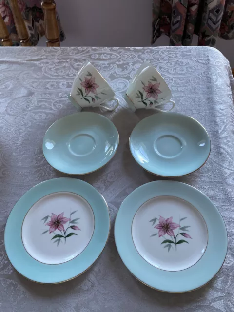 royal Albert bone china, Elfin. 2 trios 2