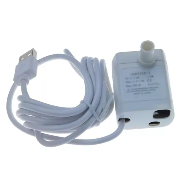 Sturdy USB Submersible Water Pump for Aquariums and Water Features 5V 200L/H