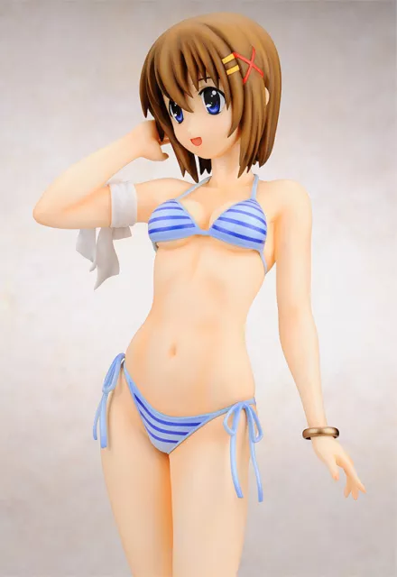 Magical Girl Lyrical Hayate Yagami Swimsuit Ver. XL Figur 37 cm Anime Manga