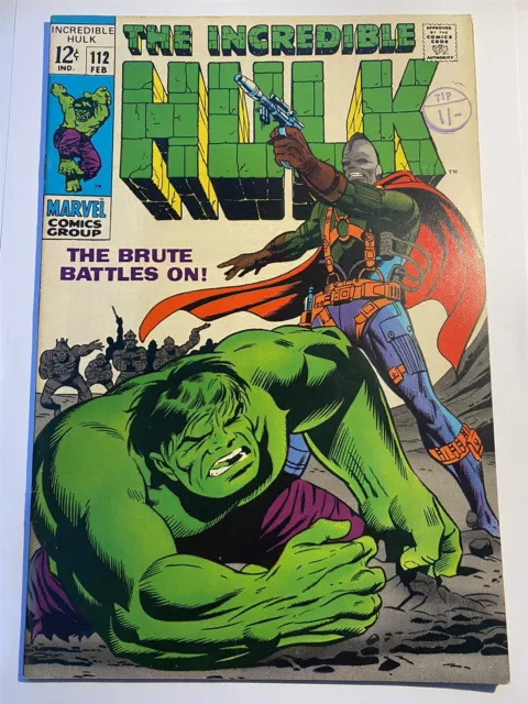 INCREDIBLE HULK, THE #112 Silver Age Marvel 1969 VF-