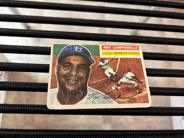 original 1956 TOPPS BASEBALL CARD of ROY CAMPANELLA # 101