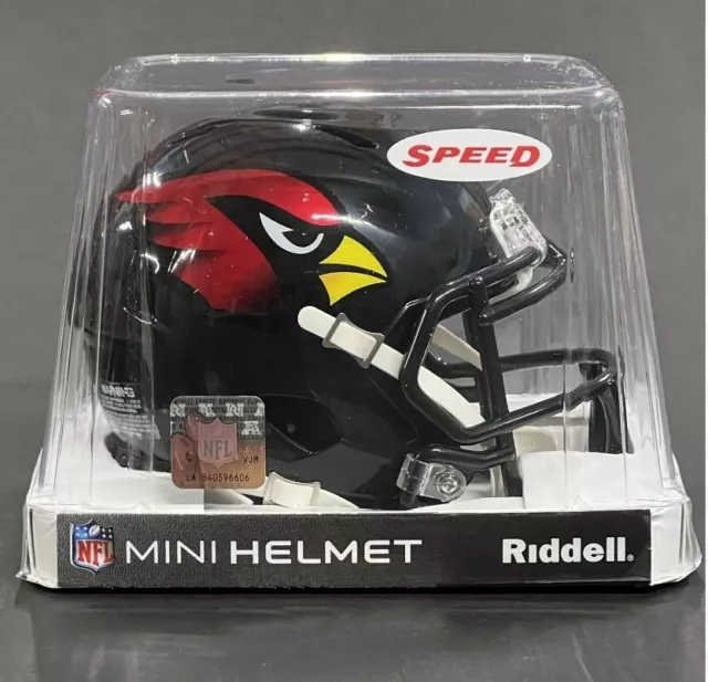 Arizona Cardinals 2022 Black Alternate Riddell NFL Speed Mini Helmet