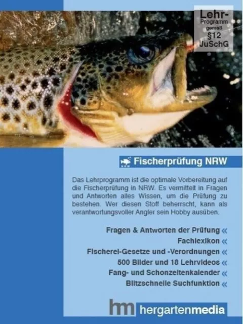 Fischerprüfung NRW Die Fragen zur Fischerprüfung NRW 2015 CD-ROM Deutsch 2015