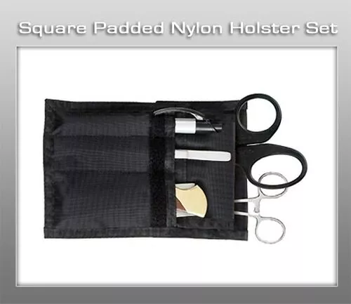 Prestige Medical EMT Square Nylon Holster Set K765 Fully Equipped Scissors Knife