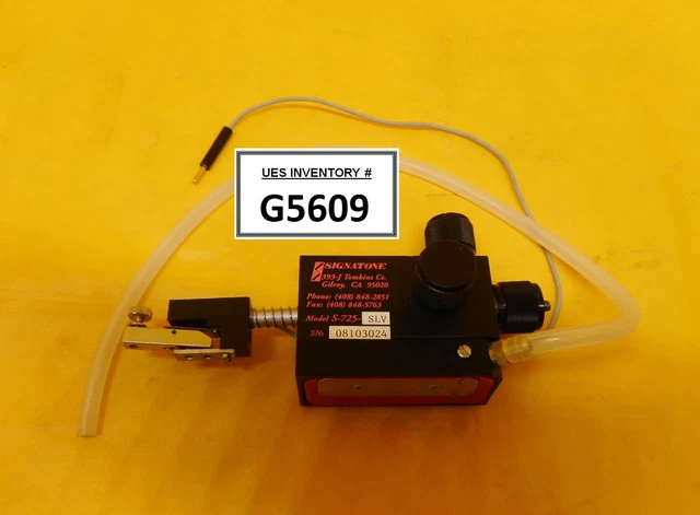 Signatone S-725-SLV Micropositioner Used Working