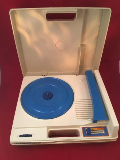 Vintage Fisher Price Phonograph Kids Turntable Record Player #825 1978