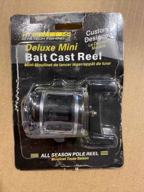 HT Tech Mini Bait Cast Reel MBR-2 - Ice Fishing