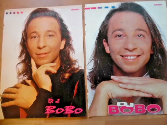 2x DJ BOBO --- Bravo-A4 28 x 21 cm Clipping B 281