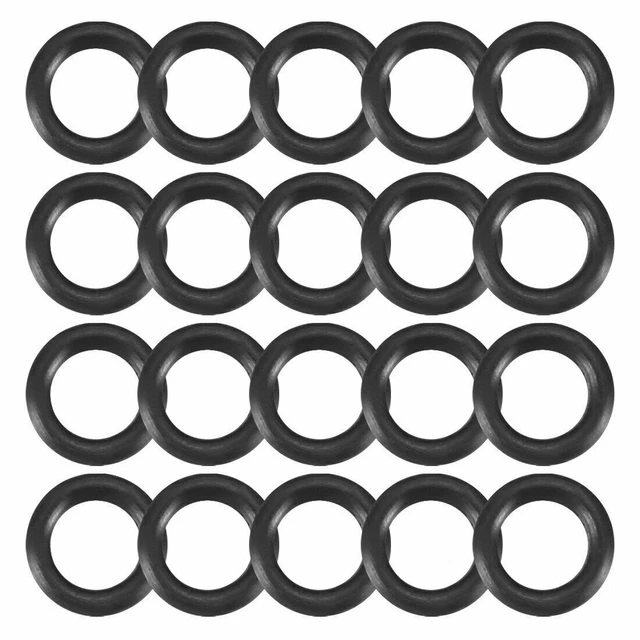 20pcs Black Nitrile Butadiene Rubber NBR O-Ring 2.3mm Inner Dia 0.8mm Width ✦KD