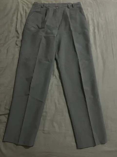 Tesco f&f navy blue ribbed leggings ruffle waist size 10