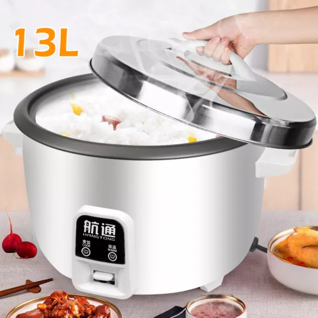 Commercial Large Capacity Rice Cooker 13 Liters Restaurant Hotel Cooking Tool AU