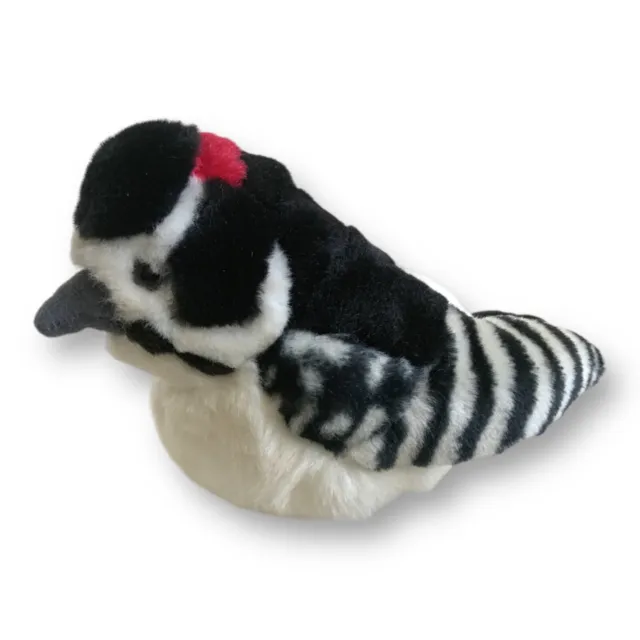 Audubon Birds Downy Woodpecker Wild Republic Plush Toy Real Bird Call K&M WORKS