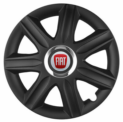 4 x16" Inch Wheel Trims Rims Hub Caps fit Fiat Scudo - 16" black matt