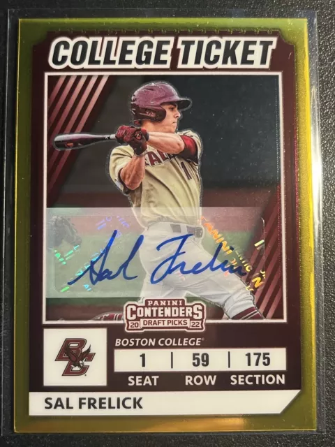 2022 Elite Extra Edition SAL FRELICK College Ticket Optic Signatures AUTO /99 📈