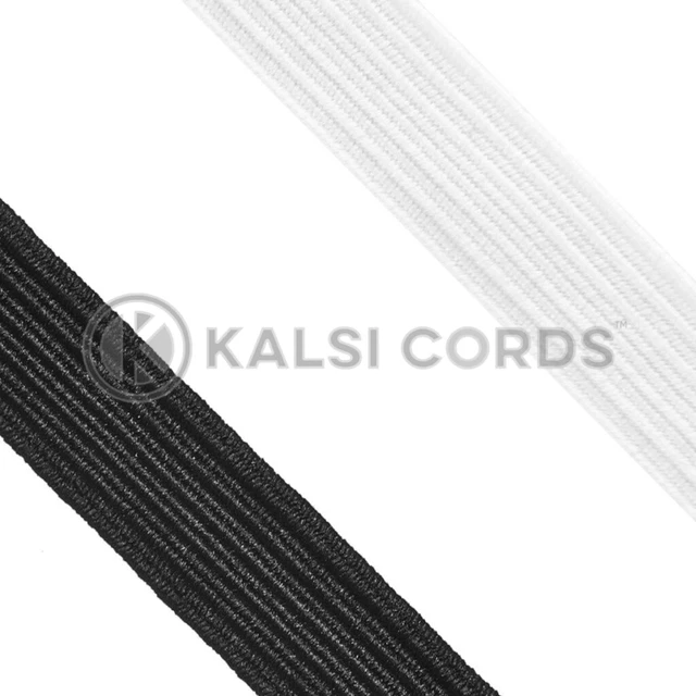 Cordoncino Elastico Bianco 6mm | Lunghezza 10 Metri | Per Cucito E Fai-da-te | 8 Cavi Intrecciati - Foto 7