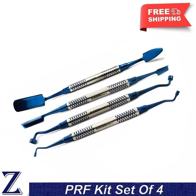 DENTAL IMPLANT SURGICAL Periosteal Elevators PRF Kit Compactor Carriers ...