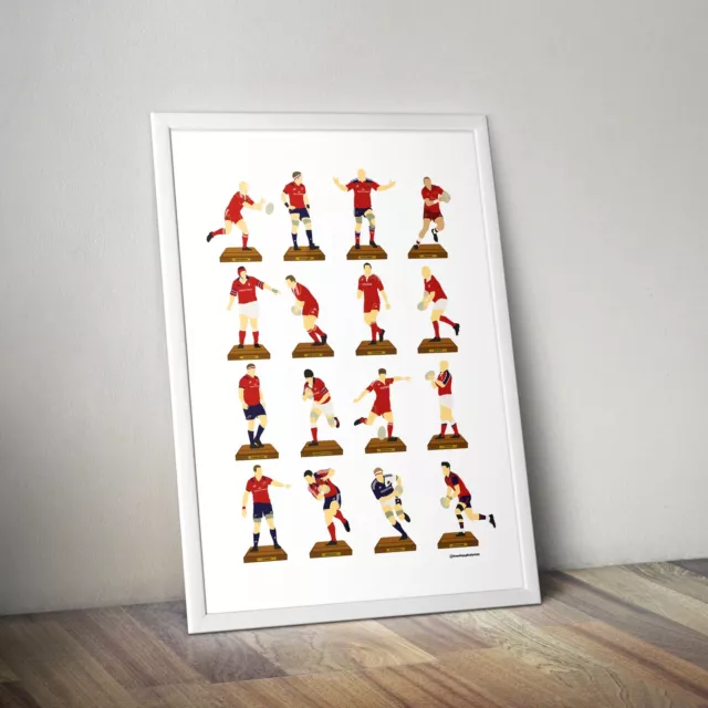 Munster Rugby A3 Legends Print