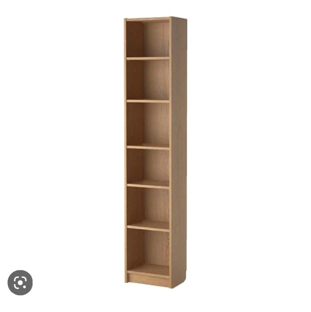 IKEA BILLY BOOKCASE oak veneer 40x28x202 cm very good condition £11.50 PicClick UK