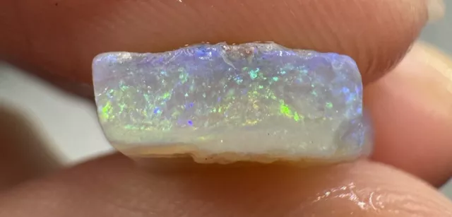 4.4 Carats Solid Rough Coober Pedy Opal Piece with Beautiful Colour