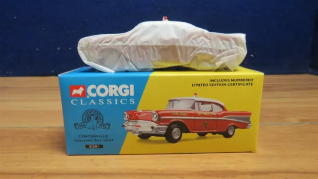 Corgi Classics 51201 40th Anniversary Centerville Chevrolet Fire 602389