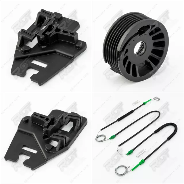 Kit Riparazione Regolatore Finestrino Per BMW E46 01-05 Ant SX/Destro Nuovo