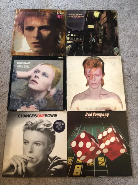 David Bowie Vinyl Record Job Lot