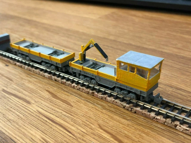 Créaton d'une grue ferrovare en scratch 1/35