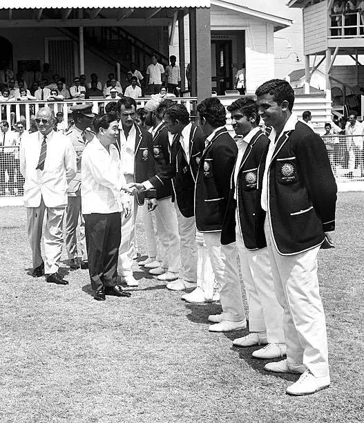 West Indies V India Third Test Match The President Of Guyana Arthu- 1971 Photo