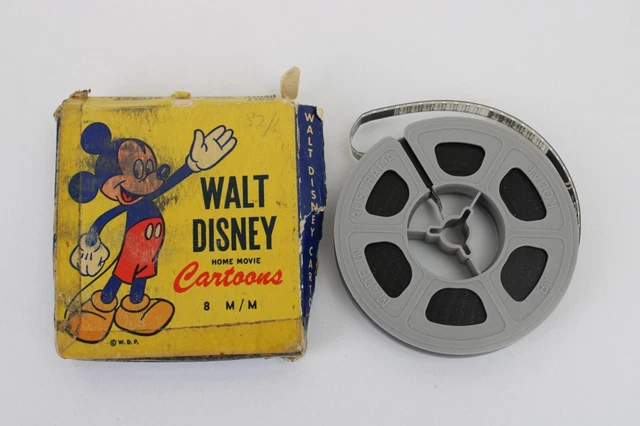 Vintage 8mm Film Walt Disney Home Movie Cartoons - Gulliver Mickey