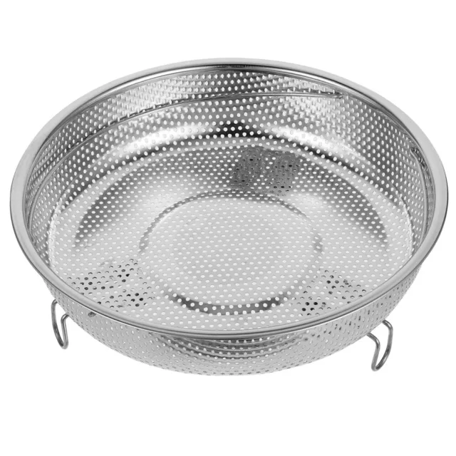 Handle Fruit Strainer Basket Detachable Steaming Basket Stainless Steel