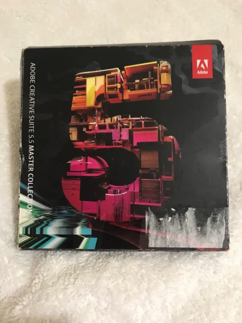Adobe Creative Suite 5.5 Master Collection Design Software DVD installation set