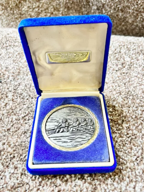 Vintage Rowing Sculling Medal Queens Regatta 1994 Boxed