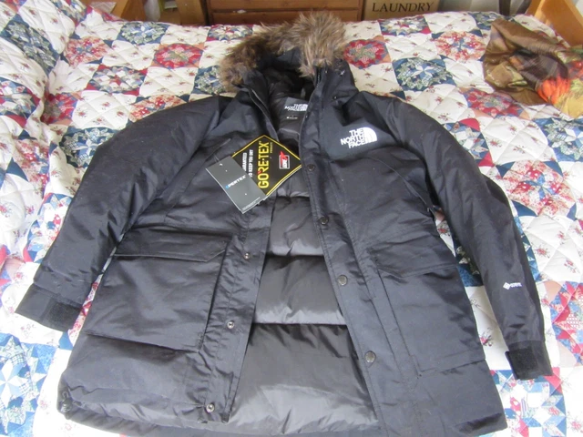 NORTH FACE parka medio da uomo nero gortex