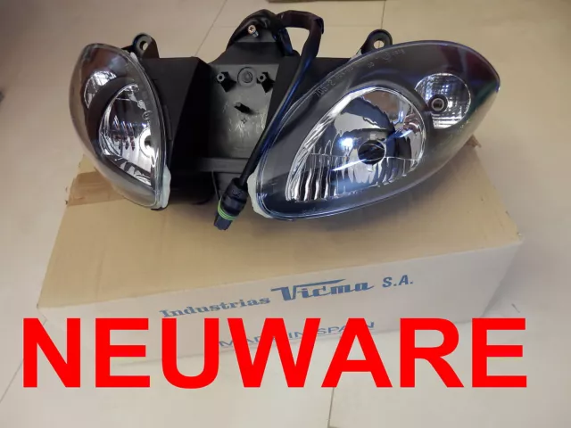 NEUWARE Scheinwerfer PIAGGIO X9 125 180 200 250 ab´2000- Vicma 7913 Lampe  i1596