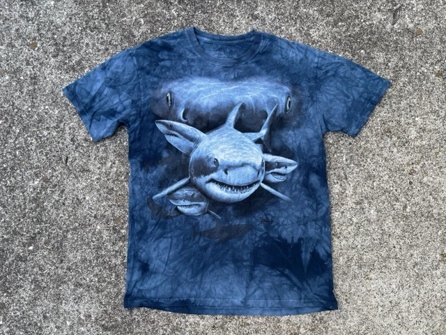 T-Shirt mit Print - Türkis/Hai - Kids | H&M AT