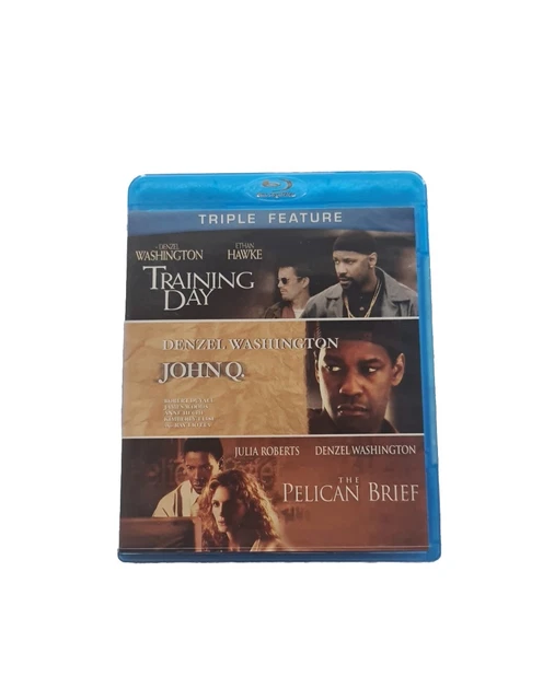John Q/The Pelican Brief/Training Day (Denzel Washington) Region B Blu-ray Rare