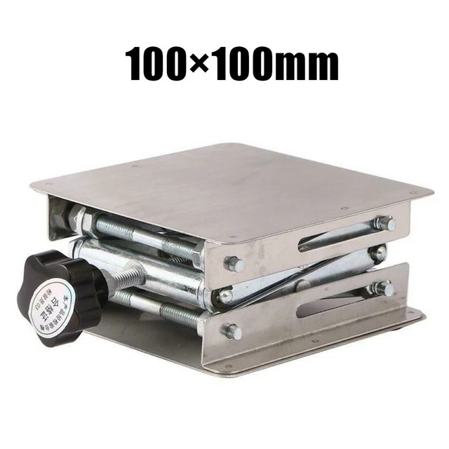 100 mm acciaio inox, router lift table lavorazione legno incisione laboratorio sollevamento supporto rack