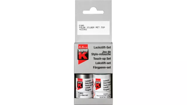 Auto-K Lackstift-Set für VW-Audi BRILLANTSCHWARZ MET.LA9V-2x9ml