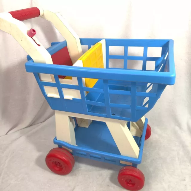 FISHER PRICE SHOPPING Cart with 5 food pieces NEW 3 22.94 PicClick