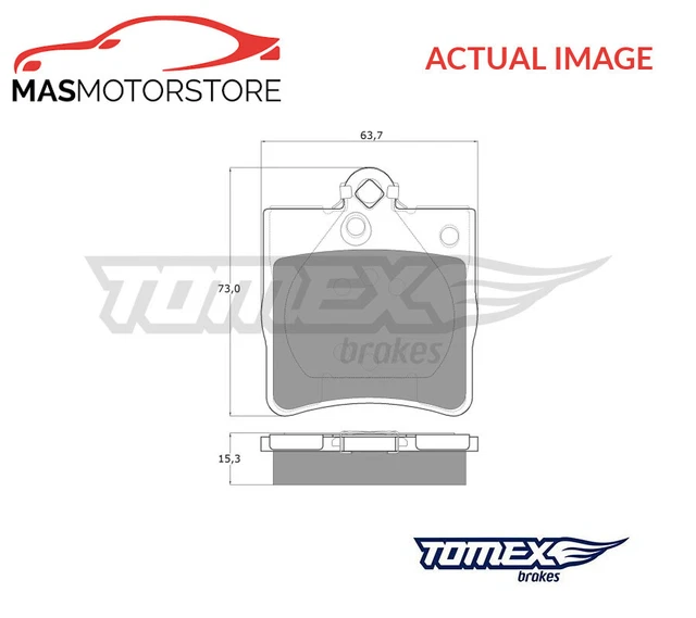 Brake Pads Set Braking Pad Rear Tomex Brakes Tx 12-29 P New Oe Replacement