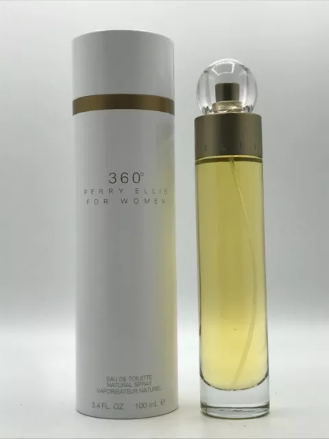 Perry Ellis 360 Women Perfume edt Spray 3.4 oz 100 ml New In Box