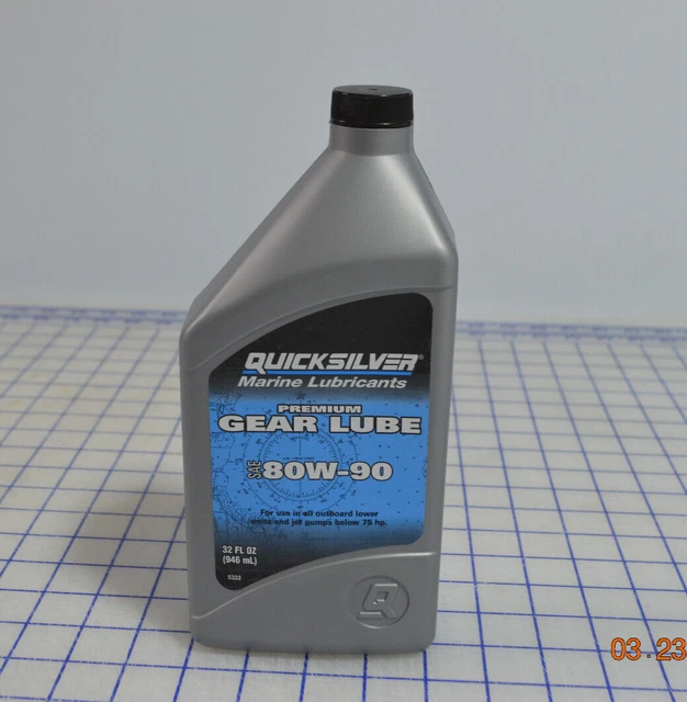 QUICKSILVER MARINE LUBRICANT Premium Gear Lube SAE 80W90 32 oz. 21.99