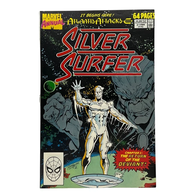 SILVER SURFER | Vol. 3 | Annual #2 Marvel  1989 | Atlantis Attacks