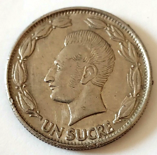 1980 UN SUCRE Coin Ecuador