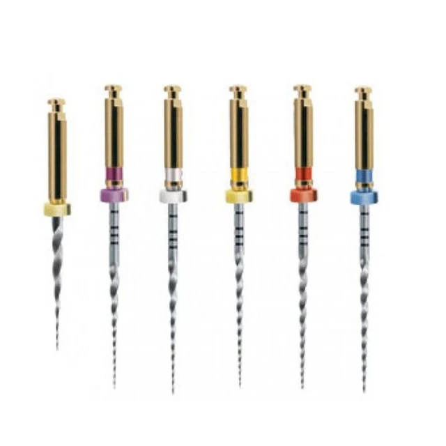 6pcs 25mm SX-F3 Dental Root Canal Files Niti Engine Endodontic PT File Rotary