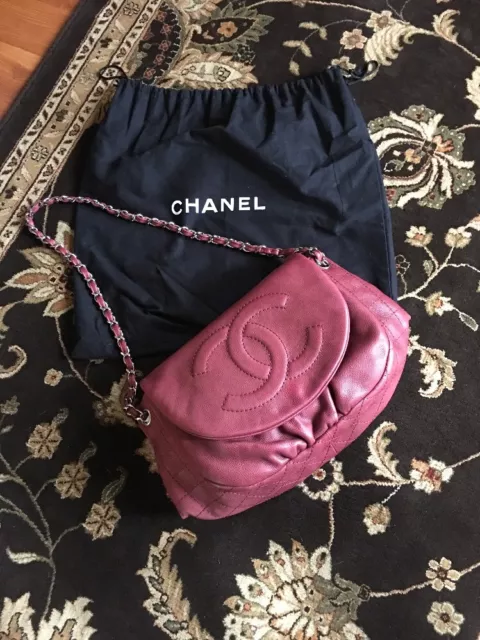 Chanel Red Quilted Old Medium Boy Bag of Caviar Leather with Silver Tone  Hardware, Handbags and Accessories Online, Ecommerce Retail